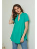 Pure Cotton Bluzka w kolorze zielonym