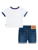 Levi's Kids 2-delige outfit wit/blauw