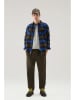 Woolrich Hemd "Trail" - Regular fit - in Blau/ Khaki/ Schwarz