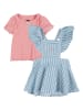 Levi's Kids 2-delige outfit roze/lichtblauw