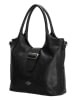 Charm Shopper bag "High street" w kolorze czarnym - 35 x 28 x 13 cm