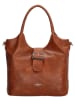 Charm Shopper bag "High street" w kolorze brązowym - 35 x 28 x 13 cm