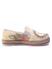 Goby Slipper in Beige/ Bunt