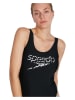 Speedo Badeanzug in Schwarz