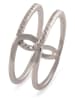 Saint Roman Zilveren ring met edelstenen