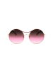 Ana Hickmann Damen-Sonnenbrille in Braun/ Rosa/ Gold