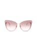 Ana Hickmann Damen-Sonnenbrille in Hellbraun/ Rosa