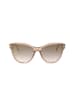 Ana Hickmann Damskie okulary przeciwsłoneczne w kolorze złoto-jasnobrązowym