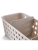 JosephJoseph Aufbewahrungskorb ''EasyStore'' in Beige - (B)16 x (H)13 x (T)40 cm