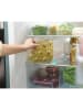 JosephJoseph Plankverdeler ''FridgeStore'' lichtblauw - (B)20,5 x (H)15,5 x (D)4,6 cm