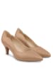 LaShoe Leren pumps beige