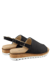 LaShoe Leren sandalen zwart