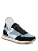 LaShoe Leder-Sneaker in Blau