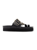 BACKSUN Teenslippers "Lucrezia" zwart