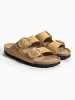 BAYTON Leder-Pantoletten "Atlas" in Camel