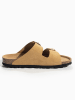 BAYTON Leder-Pantoletten "Atlas" in Camel