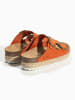 BAYTON Leren slippers "Alcee" oranje