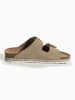BAYTON Leren slippers "Benalla" beige