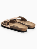 BACKSUN Pantoletten "Zephyr" in Gold