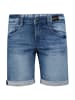 Retour Spijkershort "Loeks" blauw