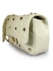 ORE10 Leren schoudertas "Nalp" crème - (B)27 x (H)18 x (D)8 cm