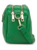 ORE10 Leder-Umhängetasche "Aliser" in Grün - (B)28 x (H)24 x (T)18 cm
