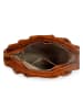 ORE10 Leren schoudertas "Movar" lichtbruin - (B)26 x (H)18 x (D)5 cm