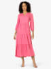 mint & mia Lniana sukienka w kolorze różowym