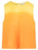 mint & mia Lniany top w kolorze pomarańczowo-żółtym