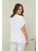 Curvy Lady Leinen-Shirt in Weiß