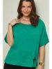 Curvy Lady Linnen shirt groen