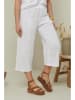 Curvy Lady Linnen broek wit