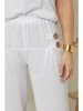 Curvy Lady Linnen broek wit