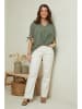 Curvy Lady Leinen-Shirt in Khaki