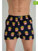 Happy Shorts 2-delige set: geweven boxershorts donkerblauw/meerkleurig
