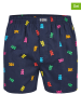 Happy Shorts 2er-Set: Webboxershorts in Dunkelblau