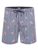 Happy Shorts Szorty kąpielowe w kolorze granatowo-jasnoróżowym