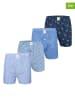 Phil & Co. Berlin 4er-Set: Boxershorts in Blau