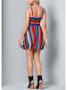 Milan Kiss Kleid in Blau/ Orange