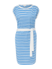S.OLIVER RED LABEL Kleid in Weiß/ Blau