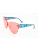 Retrosuperfuture Damskie okulary przeciwsłoneczne w kolorze błękitno-pomarańczowym