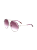 Missoni Damen-Sonnenbrille in Silber/ Pink