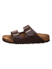 Birkenstock Slippers "Arizona" donkerbruin - wijdte S