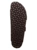 Birkenstock Slippers "Arizona" donkerbruin - wijdte S