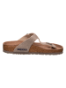 Birkenstock Teenslippers "Gizeh" taupe - wijdte N