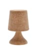 Villa Collection Ledtafellamp "Midnat" lichtbruin - (H)25,5 x Ø 16 cm