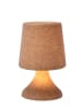 Villa Collection Ledtafellamp "Midnat" lichtbruin - (H)25,5 x Ø 16 cm