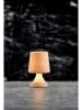 Villa Collection Ledtafellamp "Midnat" lichtbruin - (H)25,5 x Ø 16 cm