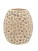 Villa Collection Vaas "Taia" beige/grijs - (H)28,5 cm x Ø 23,5 cm
