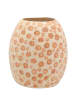 Villa Collection Vaas "Tana" beige/lichtbruin - (H)28,5 cm x Ø 23,5 cm